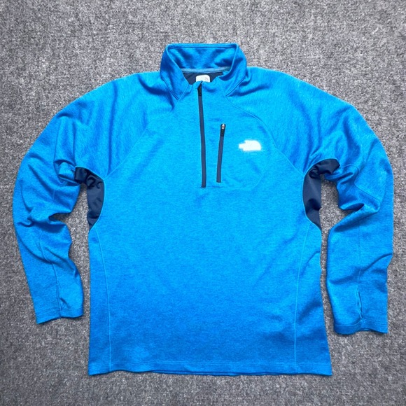 The North Face Other - The North Face Mens L G Blue FlashDry‎ 1/4 Zip Pullover Athletic Shirt